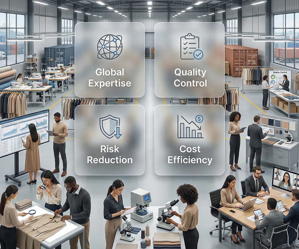 Merchandise buying house supporting global fashion sourcing and exports
